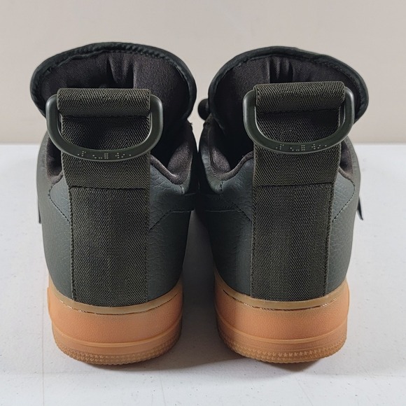 Nike Air Force 1 Low Utility Sequoia Sneakers Mens Size 10.5 - Picture 3 of 10